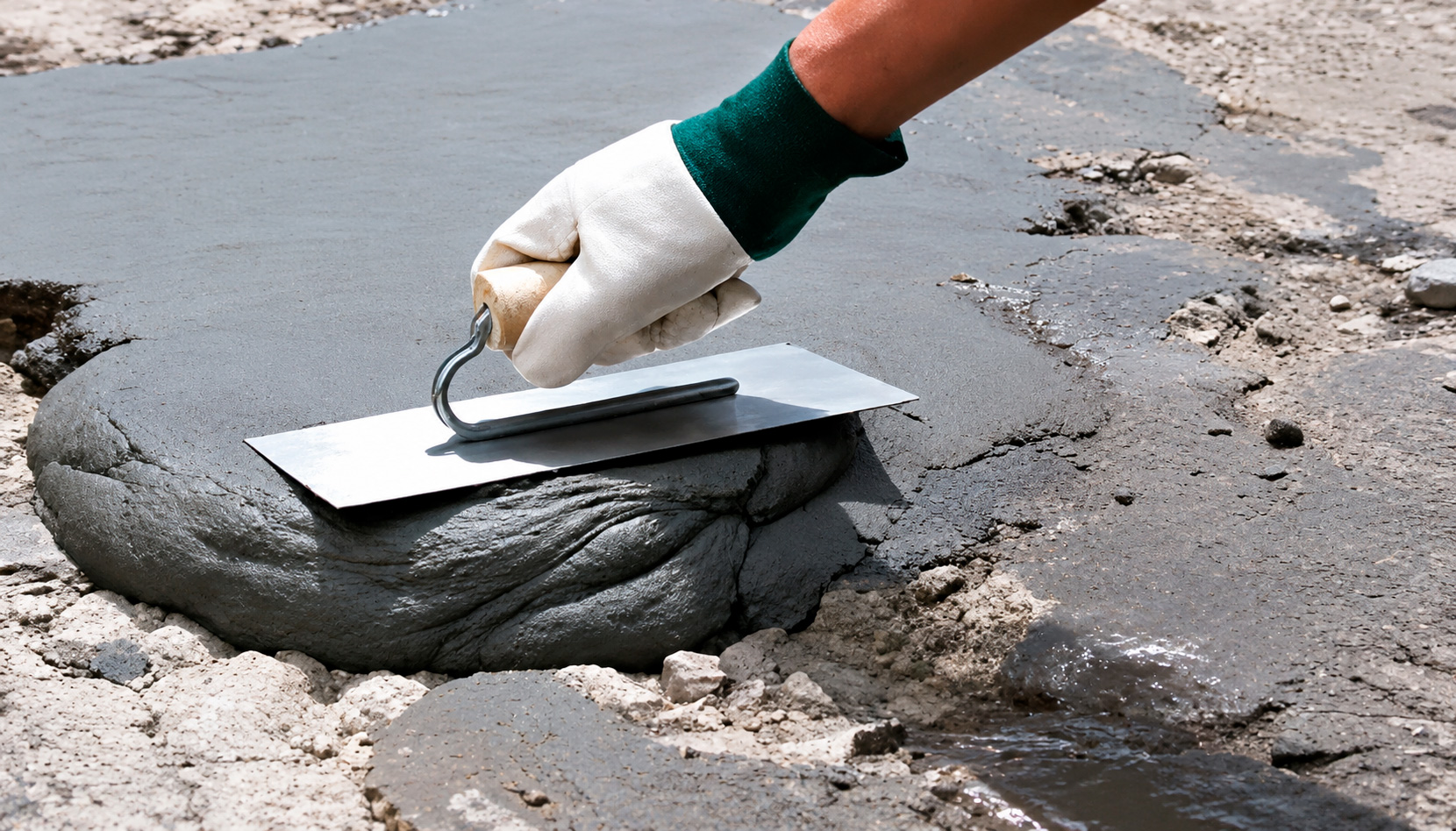 Reparación de juntas y baches. Acabados Polimet